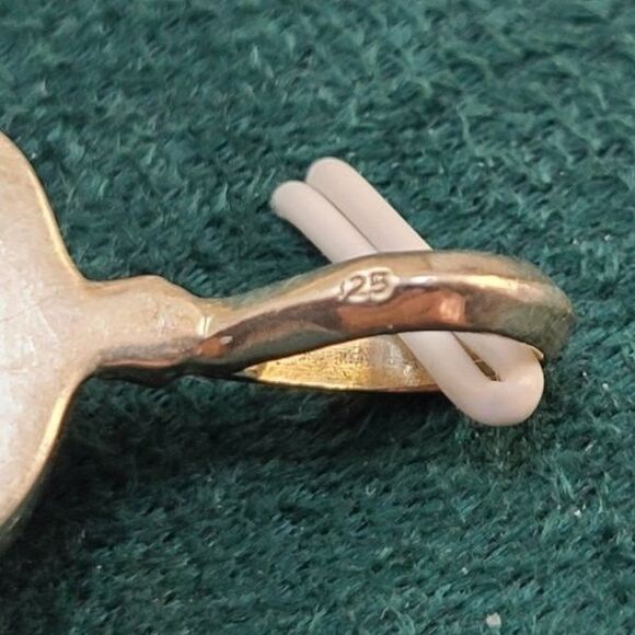 Morganite Pendant in Sterling Silver | Soft Pink Gemstone Necklace Charm - Picture 3 of 6